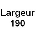 Largeur 190