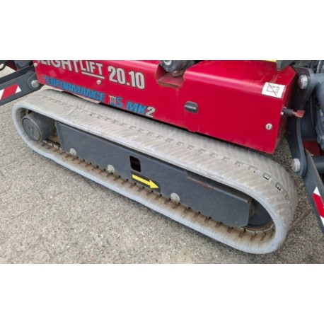 Chenille caoutchouc Blanche  