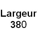 Largeur 380